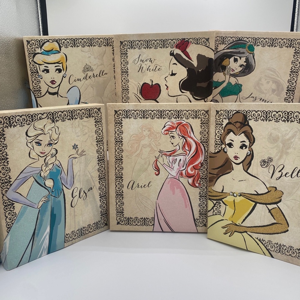 Disney Princess Canvas Prints- set of 6 - Picture 4 of 13